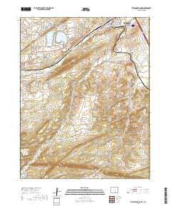 Walsenburg South 2019 topographic map thumbnail