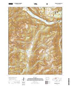 Weminuche Pass 2019 topographic map thumbnail
