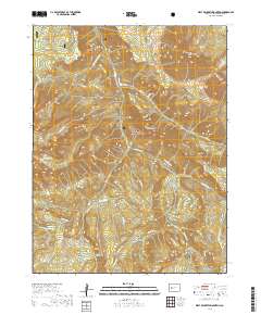 West Beckwith Mountain 2019 topographic map thumbnail