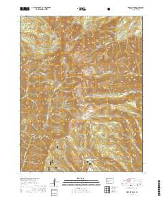 West Elk Peak 2019 topographic map thumbnail