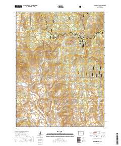 Whiteley Peak 2019 topographic map thumbnail