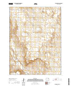 Wild Horse Lake 2019 topographic map thumbnail