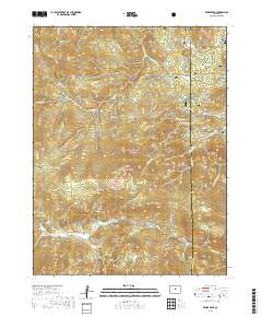 Windy Peak 2019 topographic map thumbnail