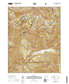 Wolf Creek Pass 2019 topographic map thumbnail