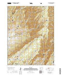 X Lazy F Ranch 2019 topographic map thumbnail