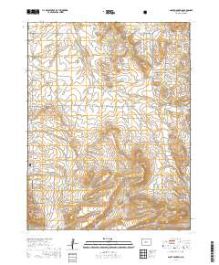 Agate Mountain 2019 topographic map thumbnail