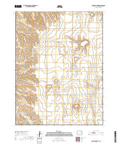 Antelope Creek SE 2019 topographic map thumbnail