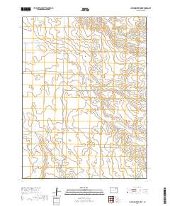Antelope Creek West 2019 topographic map thumbnail
