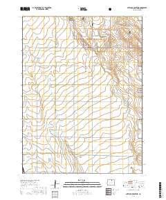 Antelope Reservoir 2019 topographic map thumbnail