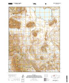 Antero Reservoir 2019 topographic map thumbnail