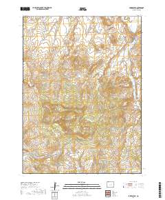 Bakers Peak 2019 topographic map thumbnail
