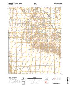 Barrel Springs Draw 2019 topographic map thumbnail