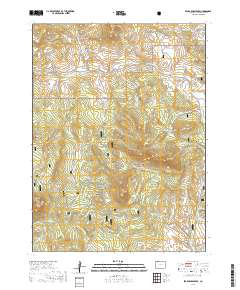 Bears Ears Peaks 2019 topographic map thumbnail
