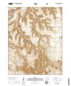 Beaty Canyon 2019 topographic map thumbnail