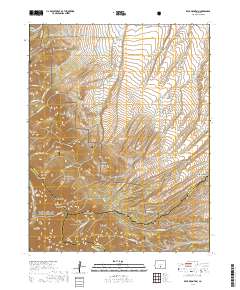 Beck Mountain 2019 topographic map thumbnail