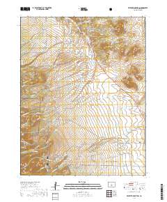Beckwith Mountain 2019 topographic map thumbnail