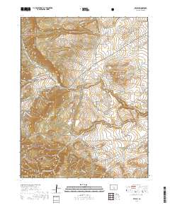 Beulah 2019 topographic map thumbnail