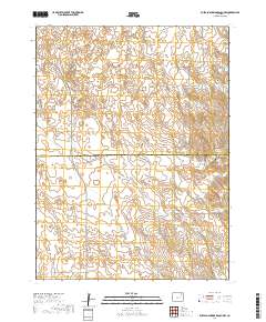 Buffalo Springs Ranch NW 2019 topographic map thumbnail