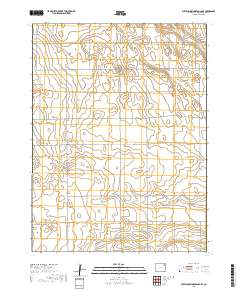 Buffalo Springs Ranch SE 2019 topographic map thumbnail