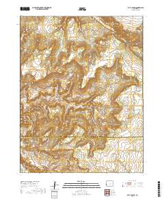 Bull Canyon 2019 topographic map thumbnail
