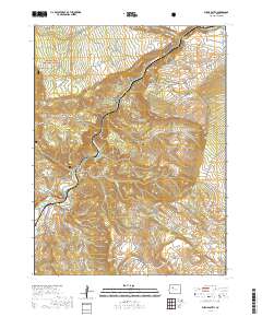 Burns South 2019 topographic map thumbnail