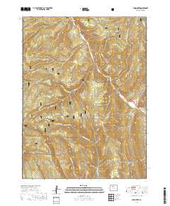 Cabin Creek 2019 topographic map thumbnail