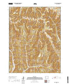 Calf Canyon 2019 topographic map thumbnail