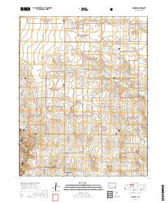 Campo SW 2019 topographic map thumbnail