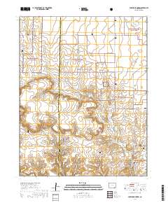 Carrizo Mountain 2019 topographic map thumbnail