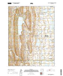 Carter Lake Reservoir 2019 topographic map thumbnail