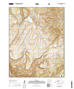 Cathedral Peak 2019 topographic map thumbnail
