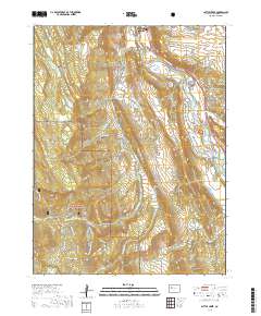 Cattle Creek 2019 topographic map thumbnail