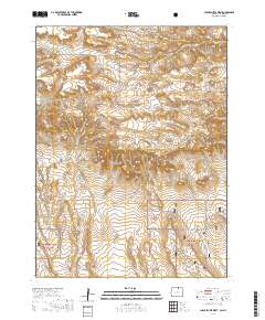 Chalk Bluffs West 2019 topographic map thumbnail