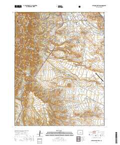 Cheyenne Mountain 2019 topographic map thumbnail