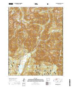 Cimarrona Peak 2019 topographic map thumbnail