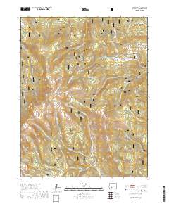 Bowers Peak 2019 topographic map thumbnail