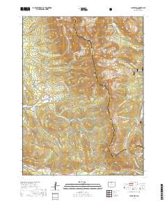 Clark Peak 2019 topographic map thumbnail