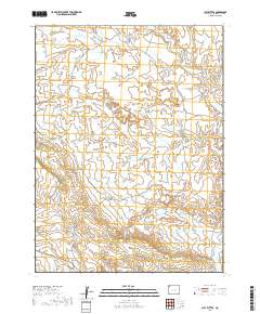 Clay Buttes 2019 topographic map thumbnail