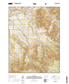 Collbran 2019 topographic map thumbnail