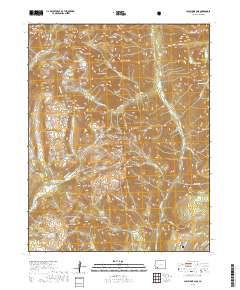 Columbine Pass 2019 topographic map thumbnail