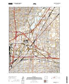 Commerce City 2019 topographic map thumbnail