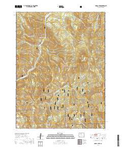 Corral Peaks 2019 topographic map thumbnail