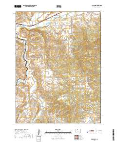 Cow Creek 2019 topographic map thumbnail