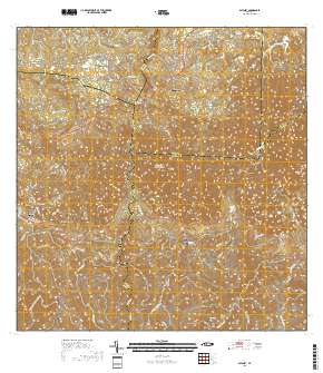 Bayaney 2018 topographic map thumbnail