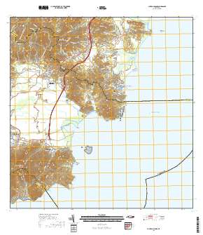Punta Guayanes 2018 topographic map thumbnail