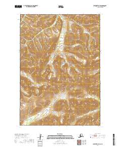Sleetmute B-7 SW topographic map thumbnail