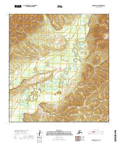 Iditarod D-1 SW topographic map thumbnail