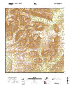 Iditarod D-2 SW topographic map thumbnail