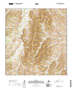 Iditarod D-6 SW topographic map thumbnail
