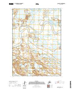 Ugashik C-4 SW topographic map thumbnail